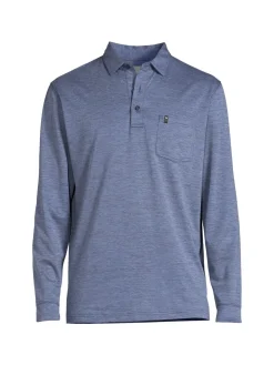 Callaway Polos|Long Sleeve Golf Polo Navy