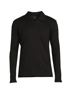 Saks Fifth Avenue Polos|Long Sleeve Polo