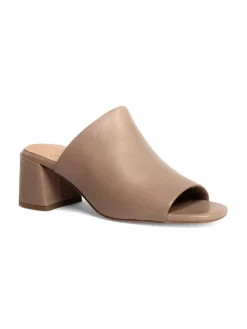 Anthony Veer Lotte Block Heel Leather Mules