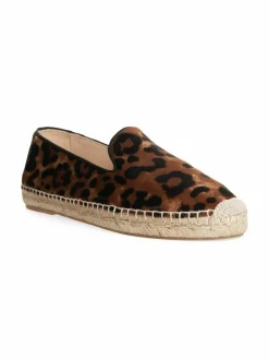 L'AGENCE Louise Suede Embroidered Espadrilles