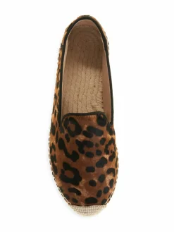 L'AGENCE Louise Suede Embroidered Espadrilles