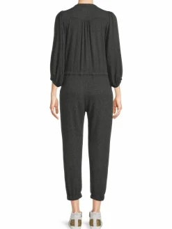 Women Velvet Lounge Jogger Jumpsuit