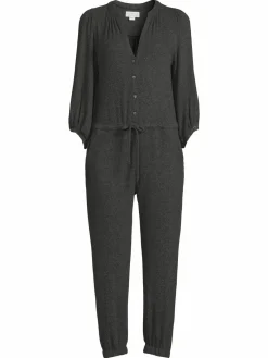 Women Velvet Lounge Jogger Jumpsuit