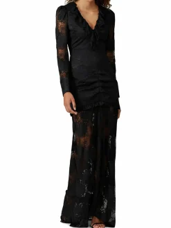 Women Alexis Lucasta Lace Column Gown