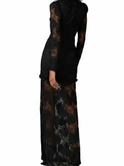 Women Alexis Lucasta Lace Column Gown