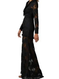 Women Alexis Lucasta Lace Column Gown