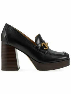 Marc Fisher LTD Machi 85Mm Leather Block-Heel Loafers