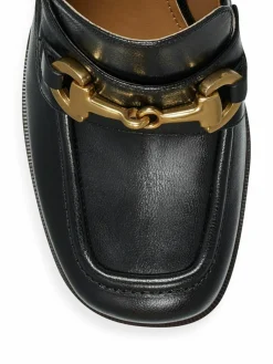 Marc Fisher LTD Machi 85Mm Leather Block-Heel Loafers
