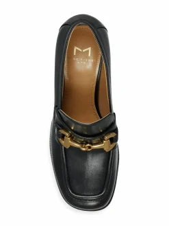 Marc Fisher LTD Machi 85Mm Leather Block-Heel Loafers