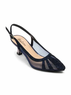 Lady Couture Macy Kitten Heel Slingback Pumps