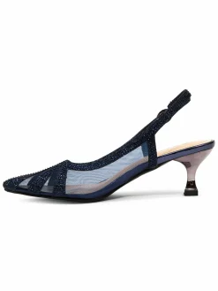 Lady Couture Macy Kitten Heel Slingback Pumps