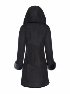 Women WOLFIE FURS Made For Generation Collection Toscana Shearling Coat