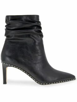 BCBGeneration Manda Studded Ruched Ankle Boots