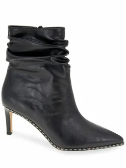 BCBGeneration Manda Studded Ruched Ankle Boots