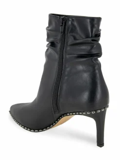 BCBGeneration Manda Studded Ruched Ankle Boots