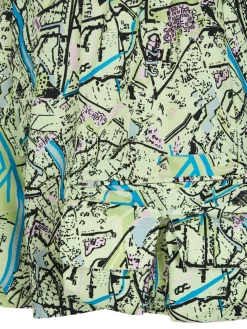 Fendi Shorts|Map Print Bermuda Shorts Eden