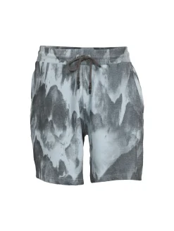 Eleven Paris Shorts|Marble Print Knit Drawstring Shorts Air