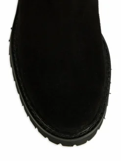 Aquatalia Marilena Faux Fur-Trim Suede Winter Boots