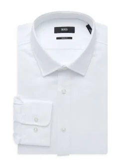 BOSS Dress Shirts|Marley Sharp-Fit Dress Shirt White