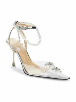 Mach & Mach Matilda Embellished Transparent Pumps