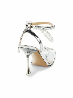Mach & Mach Matilda Embellished Transparent Pumps