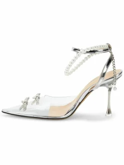 Mach & Mach Matilda Embellished Transparent Pumps