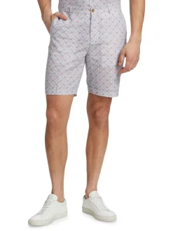 Saks Fifth Avenue Shorts|Medallion Shorts Ibiza Blue