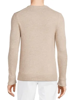 Saks Fifth Avenue Sweaters|Merino Wool Blend Henley Sweater
