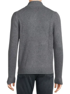 Saks Fifth Avenue Sweaters|Merino Wool Blend Quarter Zip Sweater