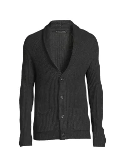 Saks Fifth Avenue Sweaters|Merino Wool Blend Shawl Cardigan