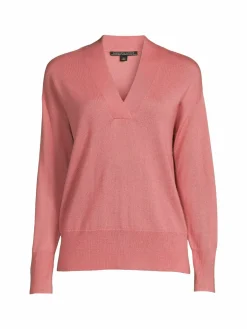 Women Saks Fifth Avenue Merino Wool Blend Sweater