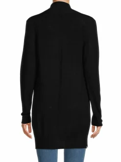 Women Saks Fifth Avenue Merino Wool Front Open Cardigan