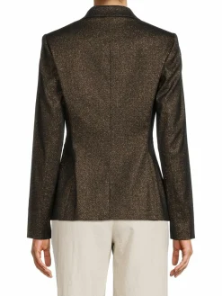 Women Tommy Hilfiger Metallic Single Breasted Jacket