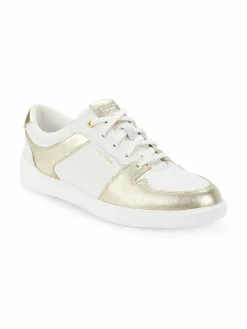 Cole Haan Metallic Trim Tennis Sneakers