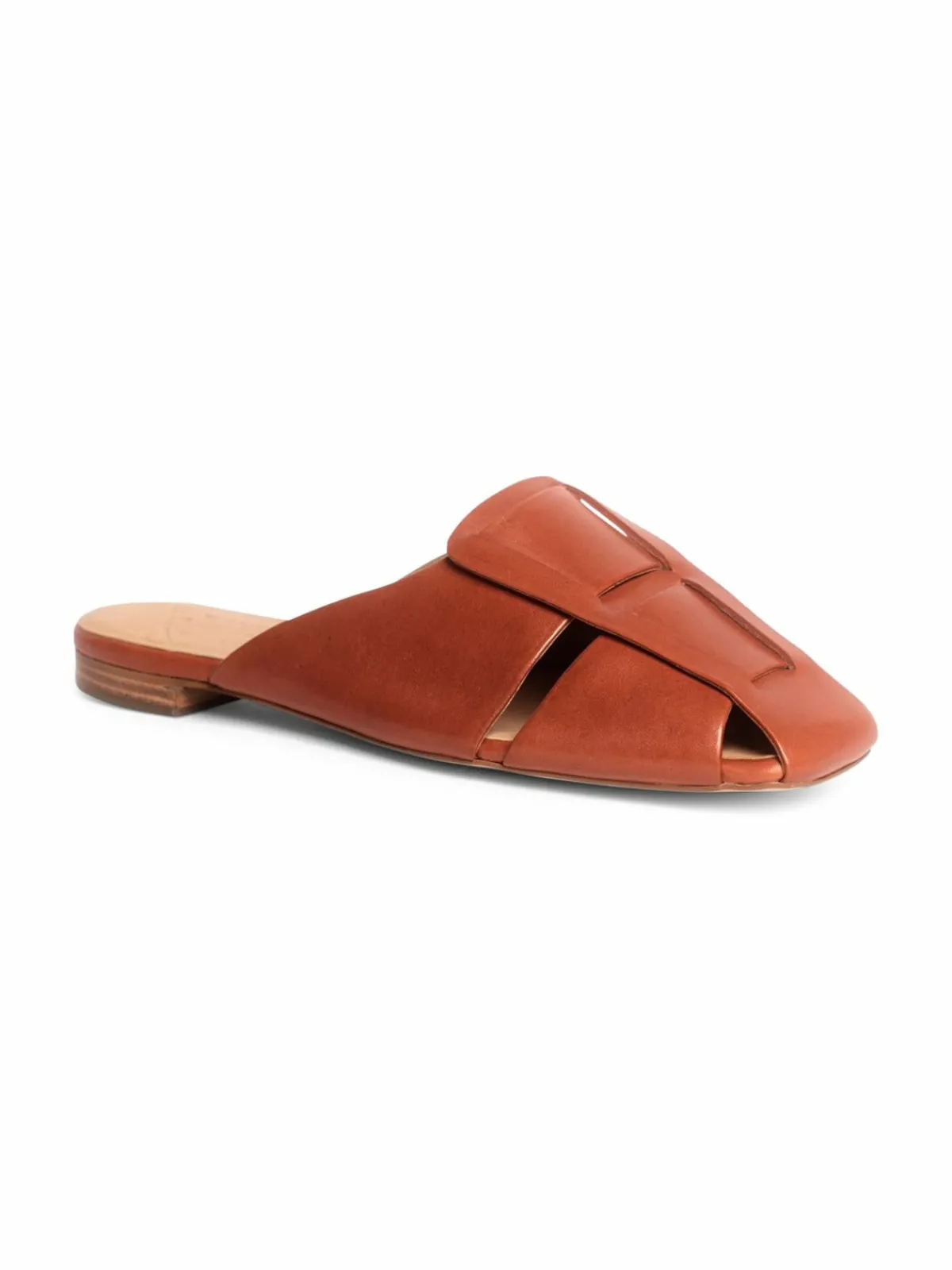 Anthony Veer Mia Woven Leather Mules