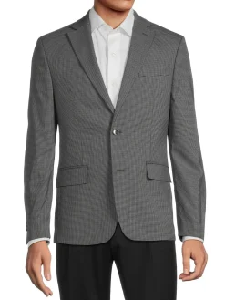 Ben Sherman Blazers & Sportcoats|Micro Check Sportcoat Grey