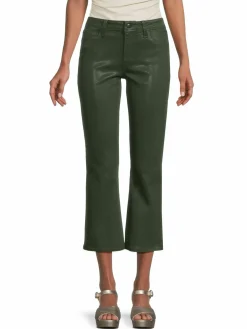 Women Joe's Jeans Mid Rise Coated Cropped Jeans