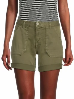 Women Etienne Marcel Mid Rise Denim Shorts