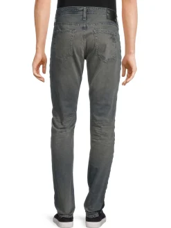 AG Jeans Jeans|Mid Rise Distressed Slim Skinny Jeans Blue