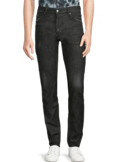 Dsquared2 Jeans|Mid Rise Faded Jeans Black