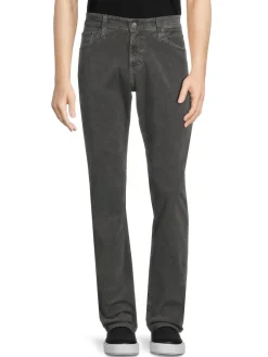 AG Jeans Jeans|Mid Rise Faded Tailored Leg Jeans Grey