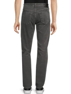 AG Jeans Jeans|Mid Rise Faded Tailored Leg Jeans Grey