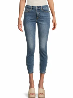 Women Jen7 Mid Rise Skinny Cropped Jeans