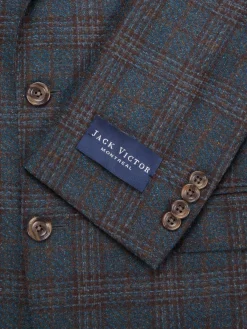 Saks Fifth Avenue Blazers & Sportcoats|Midland Plaid Wool Blazer Blue