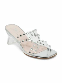 Ninety Union Mika Studded Transparent Sandals