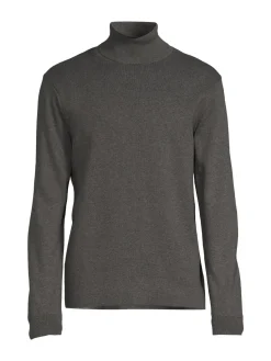 French Connection Sweaters|Milano Slubbed Turtleneck Sweater Grey