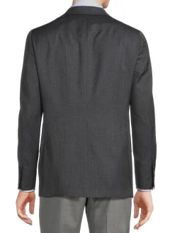 Hickey Freeman Blazers & Sportcoats|Milburn Ii Textured Wool Blazer Grey