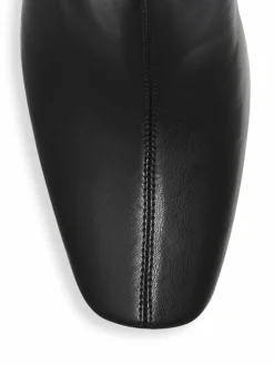 Aerosoles Miley Snakeskin-Embossed Faux Leather Boots