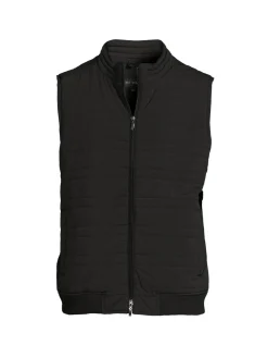Robert Barakett Coats & Jackets|Miller Quilted Zip Up Vest Black