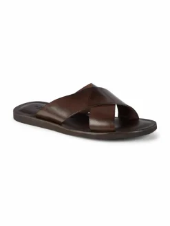 To Boot New York Miramore Leather Crisscross Flat Sandals